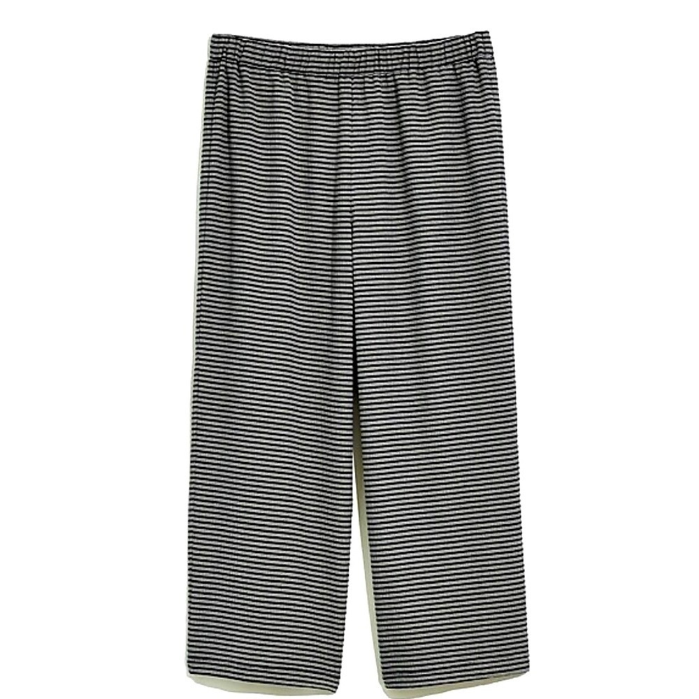 Madewell Texture & Thread Wide Leg Pull On Pant in Stripe Sz M